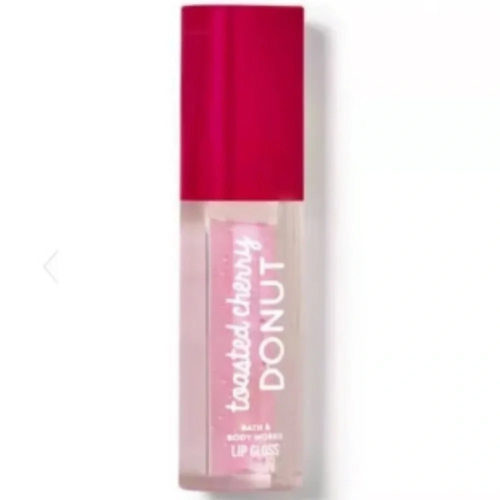 Price FIRM New Bath Body Works Toasted Cherry Doughnut Lip Oil